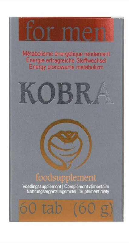 Біологічно активна добавка для зміцнення ерекції Cobeco Kobra, 60 таблеток - Зображення 1