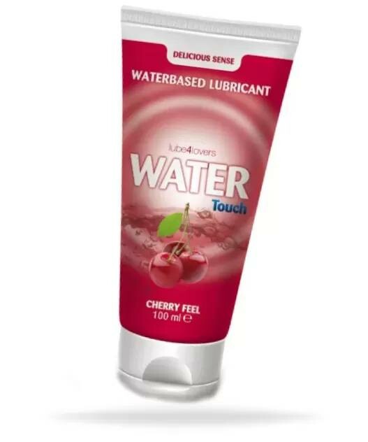 Оральний лубрикант зі смаком вишні Water Touch Lube4Lovers, на водній основі, 100 мл - Зображення 1