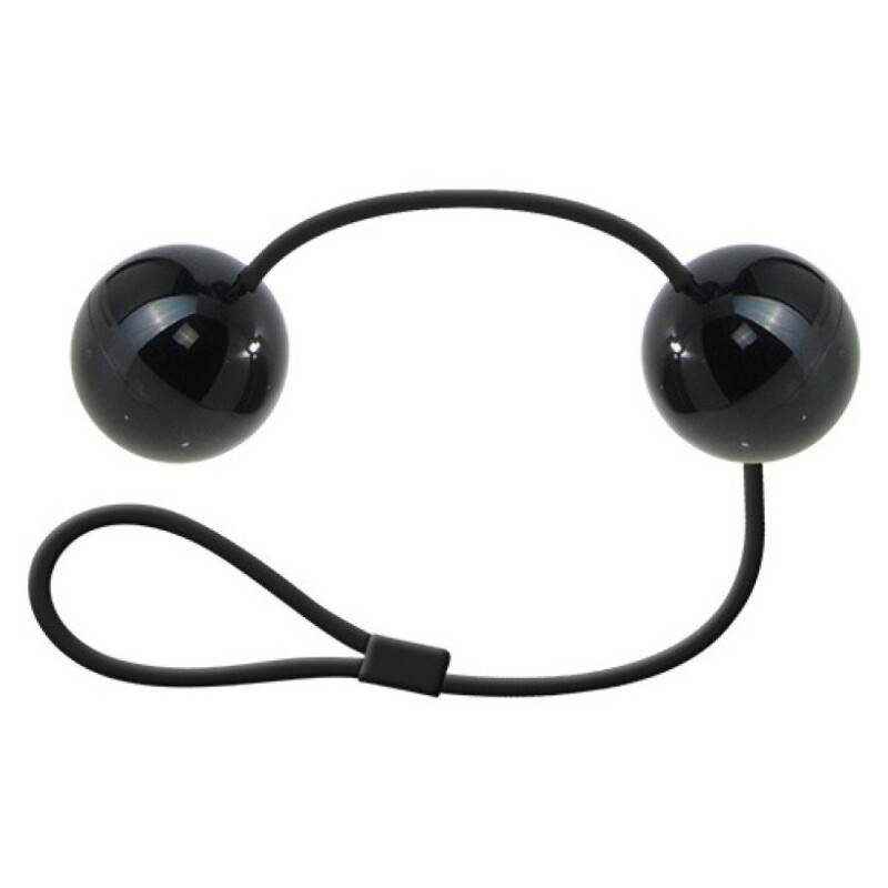 Вагінальні кульки Toyz4Lovers Candy Balls, чорні, 59 грам