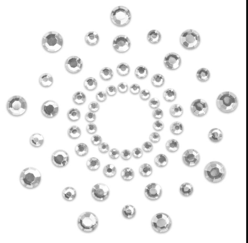 Наклейки на груди BIJOUX INDISCRETS MIMI SILVER - Зображення 2