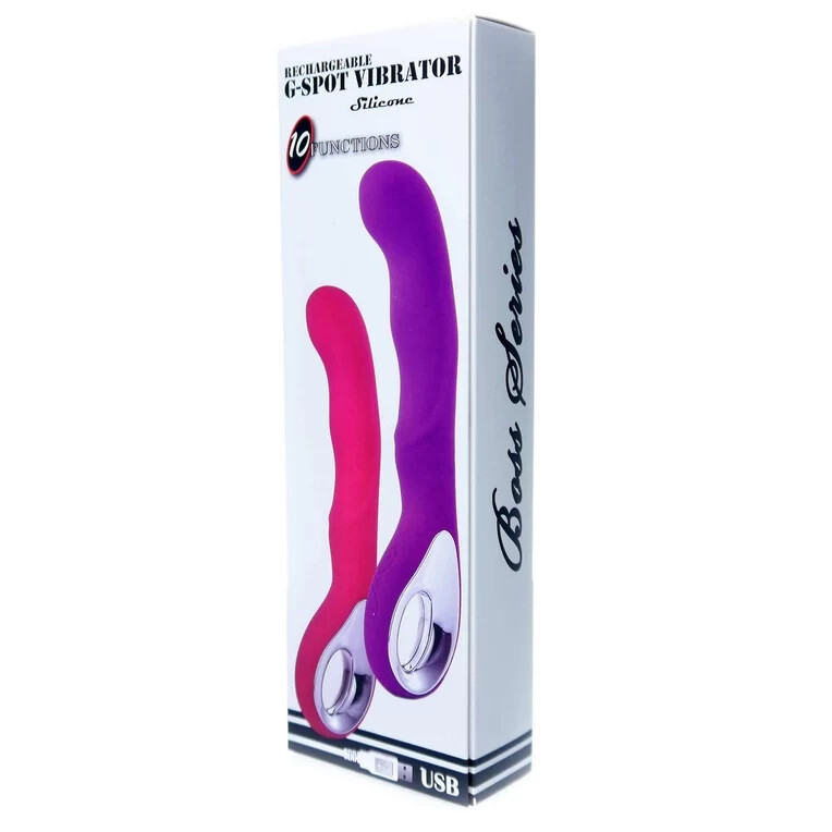 Вібратор для точки G Boss Series G-Spot фіолетовий, 20 х 3 см - Изображение 9
