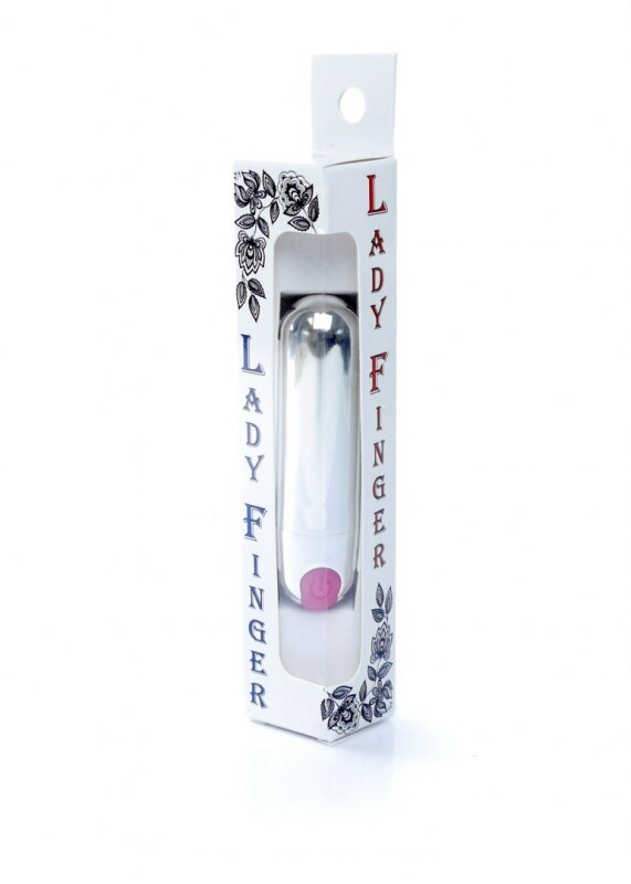 Вібропуля-Strong Bullet Vibrator, срібно-рожева - Зображення 4