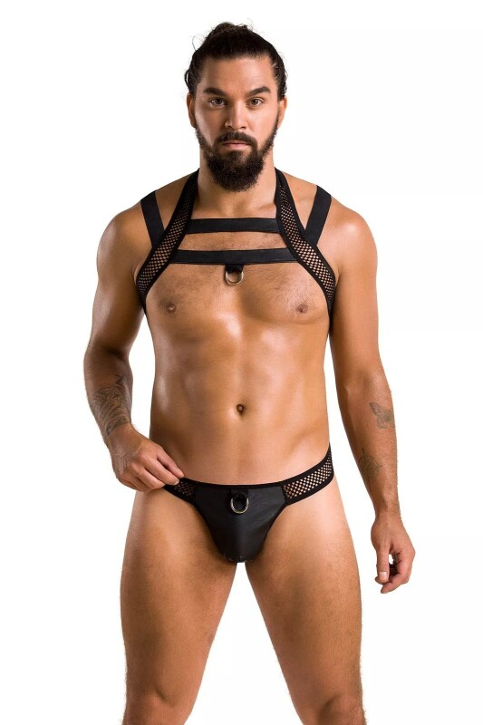 Комплект для чоловіків Passion Men Set Jacob, L / XL, двох частин з відкритими трусами