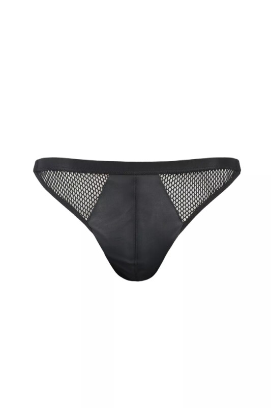 Чоловічі труси джоки Passion Men Luke, L/XL, з дрібною сіткою, чорні - Изображение 2