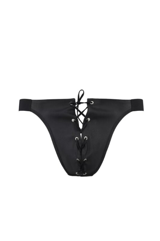 Чоловічі труси на шнурівці Passion Men Slip Open Ben, L/XL, і відкритою задньою частиною - Зображення 2