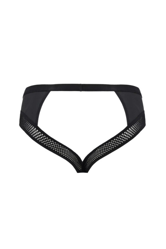 Сексуальні труси Passion Men Tom, L/XL, з відкритими сідницями, чорні - Зображення 3