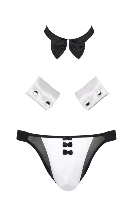 Сексуальний костюм дворецького Passion Men Alfred, L/XL, чорно-білий - Изображение 2