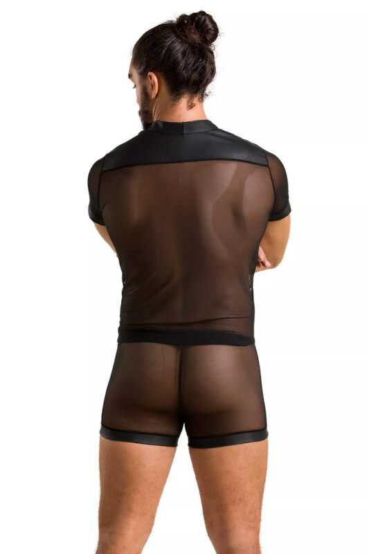 Чоловічий комплект Passion Men Michael, XXL/XXXL, напівпрозорий, чорний - Зображення 1