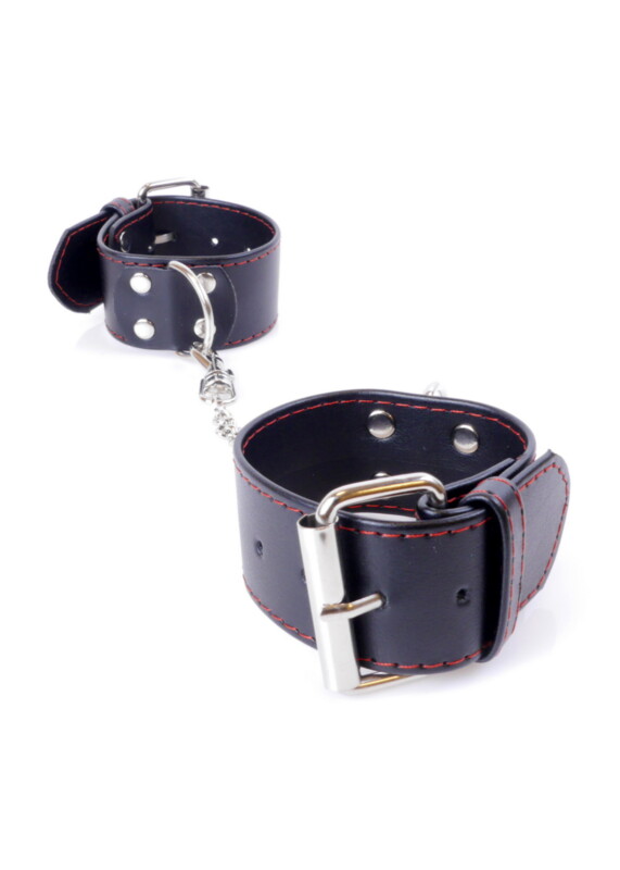 Наручники Fetish Boss Series Handcuffs Red Lline 4 cm - Изображение 2