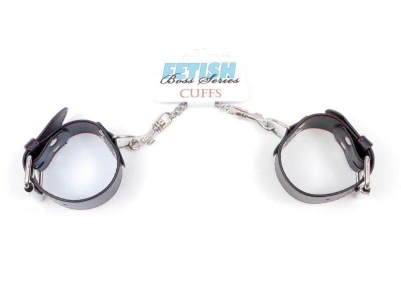 Наручники Fetish Boss Series Handcuffs Red Lline 4 cm - Изображение 1