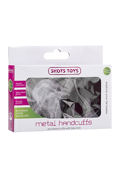 Металеві наручники SHOTS TOYS Black - Изображение 2