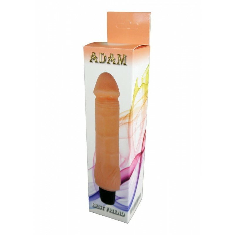 Вібратор реалістичний ADAM VIBRATOR 7 MODES CIBER SKIN, 22.5 см - Изображение 2