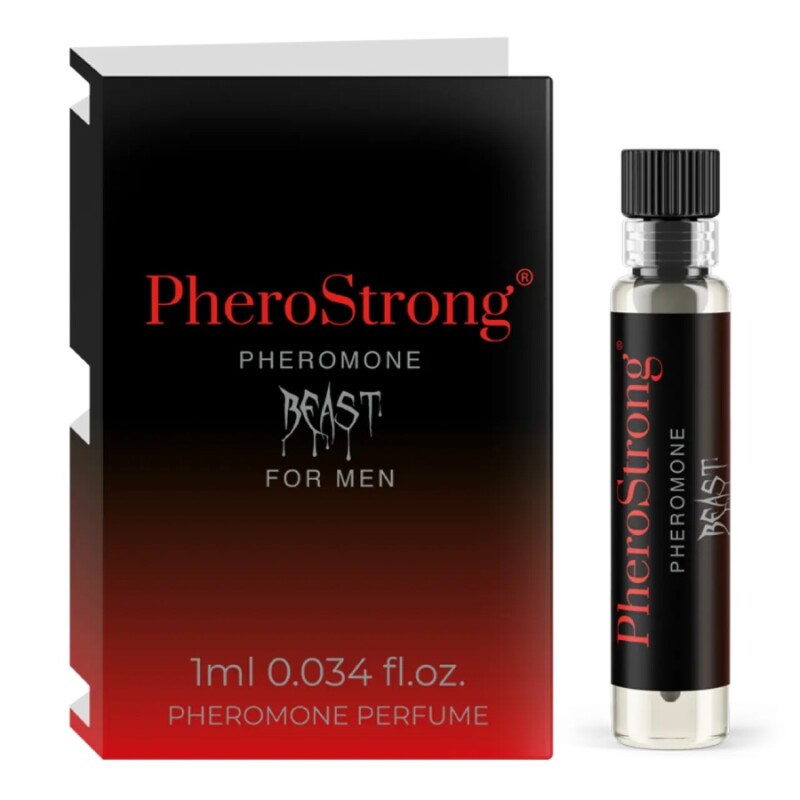 Пробник Парфум для чоловіків PheroStrong Pheromone Beast, з феромонами, 1 мл
