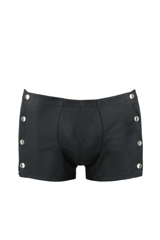 Шорти на кнопках Passion Men Short David, імітація шкіри, L/XL - Зображення 2
