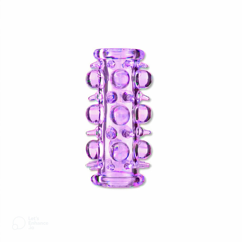 Насадка на член Stretchy Sleeve, фіолетова, 7.1 см х 3 см
