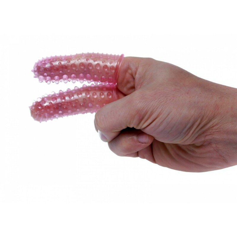 Стимулююча насадка на пальці Stimulator-Wonderful Fingers від Boss Series, рожева - Изображение 2