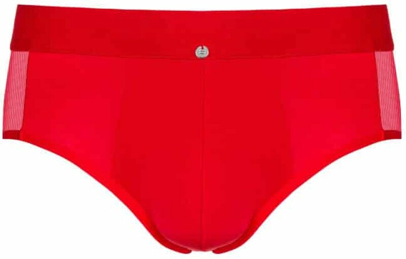 Труси чоловічі S/M Obsessive Boldero, з сіточкою, червоні - Изображение 2