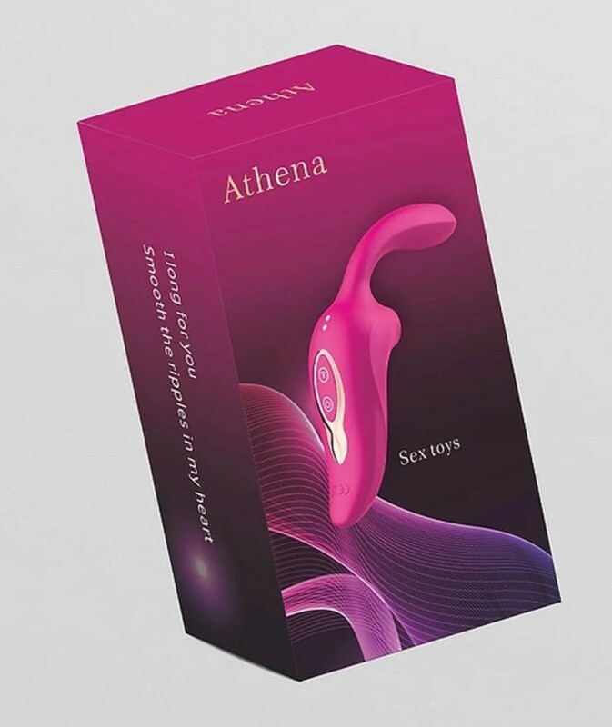 Вібратор з вакуумною стимуляцією і вібрацією Athena, рожевий - Изображение 1