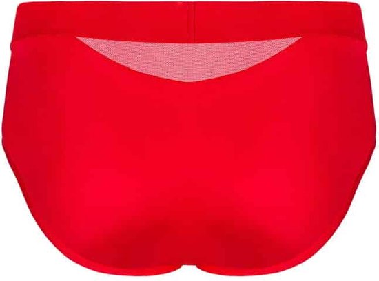 Труси чоловічі S/M Obsessive Boldero, з сіточкою, червоні - Изображение 3