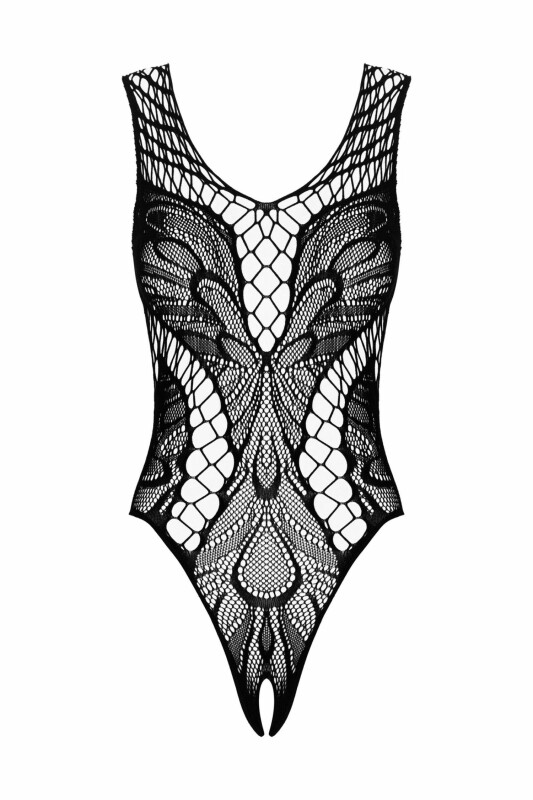 Боді еротичний у сітку Obsessive B138, чорний, S/M/L - Изображение 4