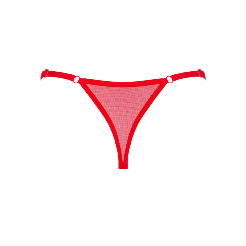 Труси чоловічі сексуальні One Size Obsessiver Obsessive, червоні - Зображення 3