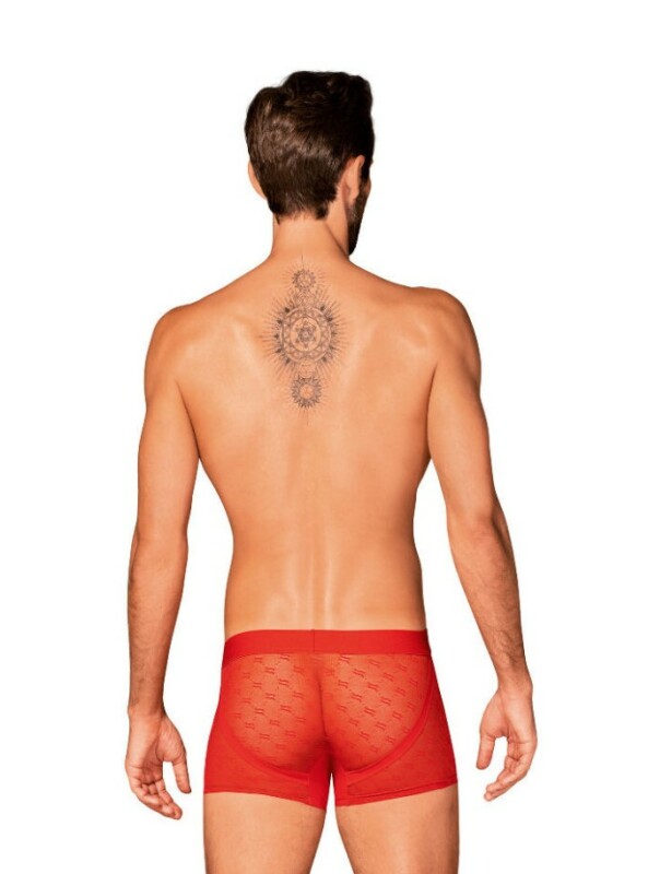 Труси чоловічі L/XL Obsessive Obsessiver, з сіточкою, червоні - Изображение 1