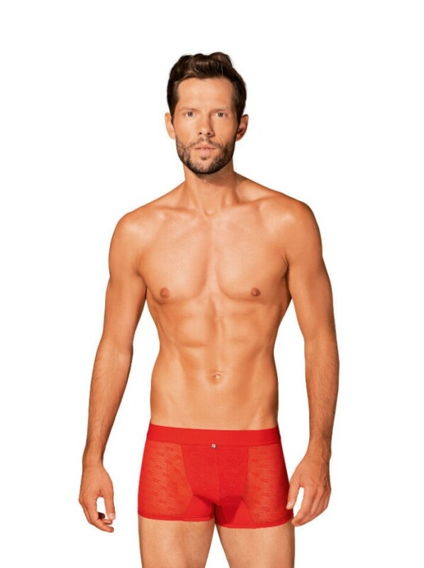 Труси чоловічі L/XL Obsessive Obsessiver, з сіточкою, червоні