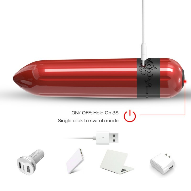 Віброкуля Rocket Red від Boss Series 9,4 X 2см - Зображення 1