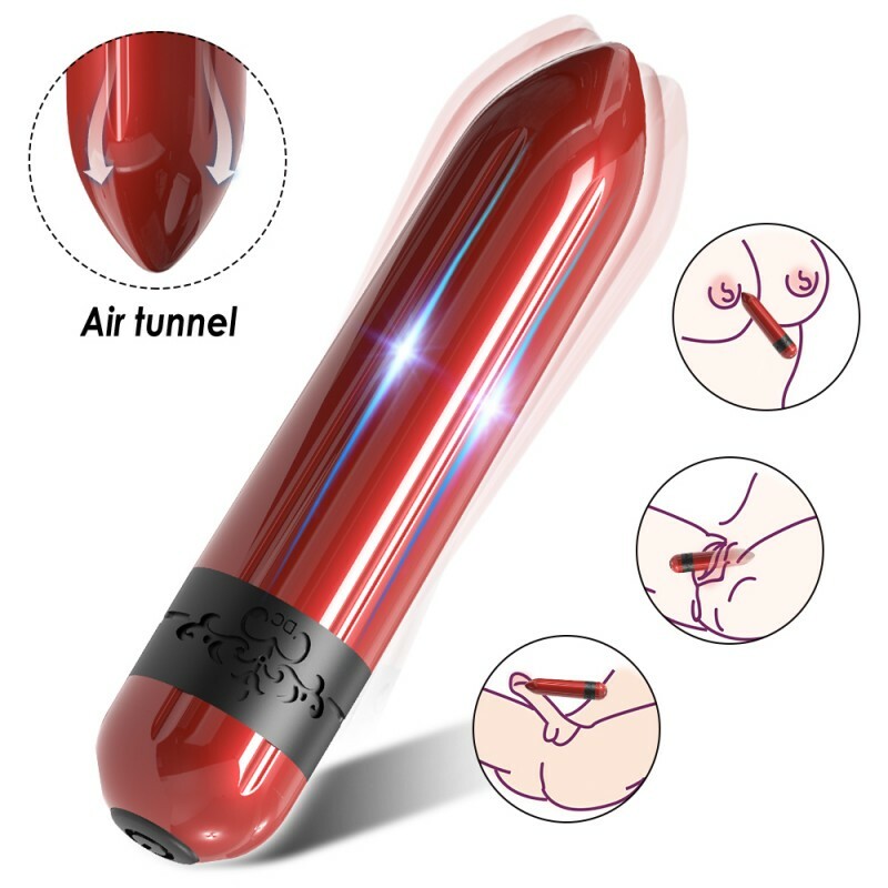 Віброкуля Rocket Red від Boss Series 9,4 X 2см - Зображення 3