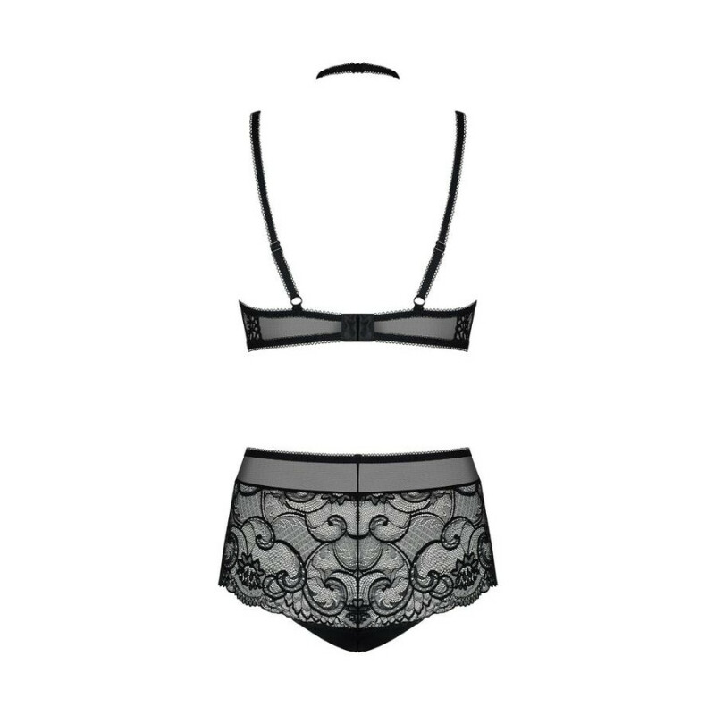 Чарівний комплект Obsessive Elizenes чорний, L/XL - Зображення 3