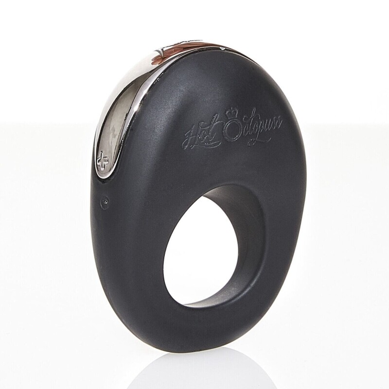 Кільце на пеніс із кліторальною стимуляцією Hot Octopuss Atom Cock Ring Clitoral Stimulator, чорне, 8 х 6 х 3 см - Изображение 4