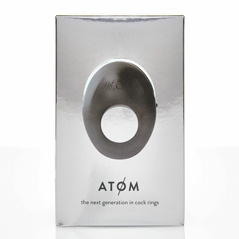 Кільце на пеніс із кліторальною стимуляцією Hot Octopuss Atom Cock Ring Clitoral Stimulator, чорне, 8 х 6 х 3 см - Изображение 2