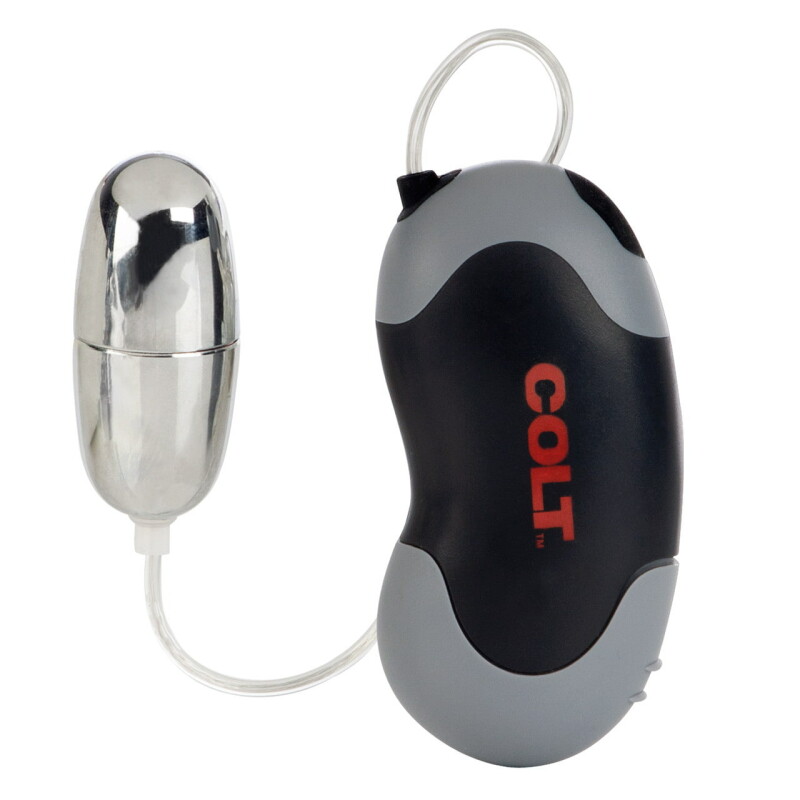 Віброяйце з провідним дротовим COLT Xtreme сріблясте, 5.7 х 2.5 см