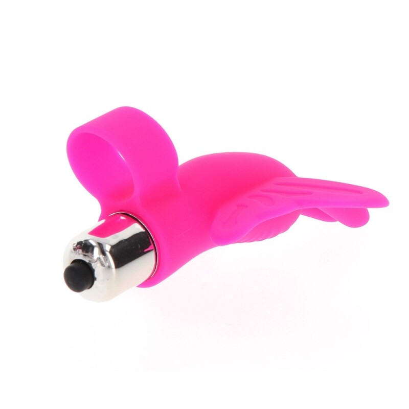 Вібратор на палець Toy Joy Butterfly Pleaser у вигляді метелика, рожевий, 11 х 7 см - Зображення 5