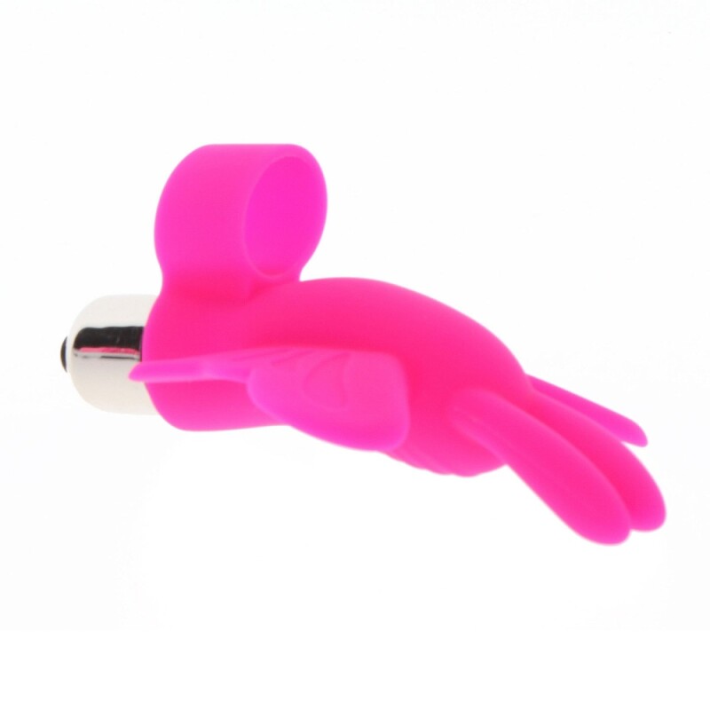 Вібратор на палець Toy Joy Butterfly Pleaser у вигляді метелика, рожевий, 11 х 7 см - Зображення 6