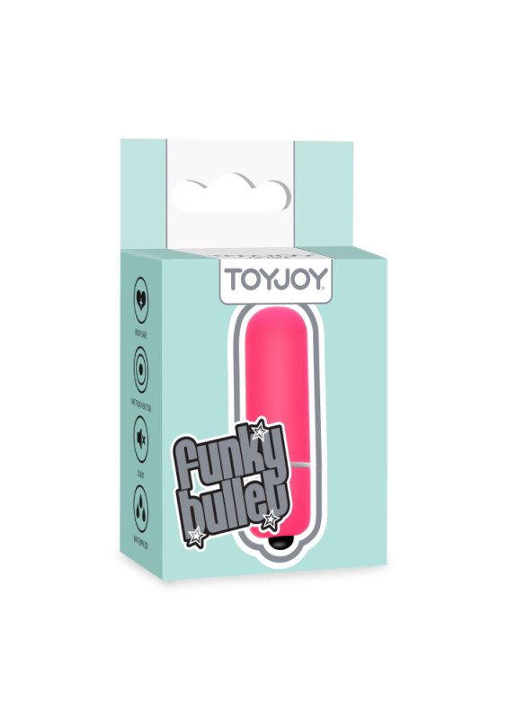 Віброкуля Funky Bullet рожева, 5.5 х 1.5 см - Зображення 1