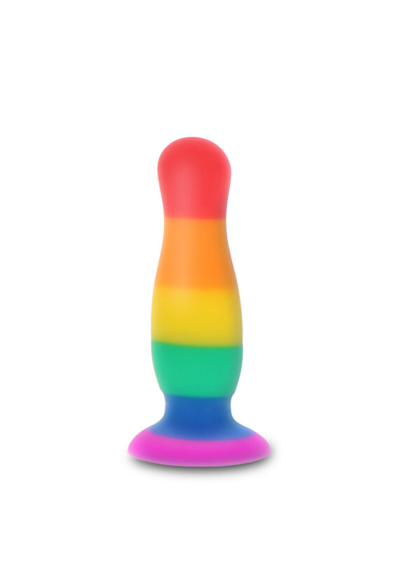 Анальна пробка TOY JOY Fun Stuffer, M, різнокольорова, 10.5 х 2.8 см - Зображення 3