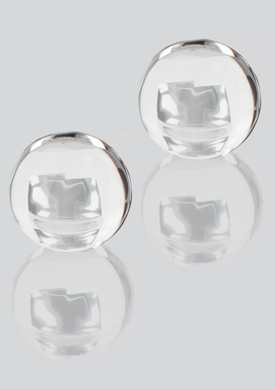 Вагінальні кульки TOYJOY Pearl Drops, скляні, 3 см - Изображение 1