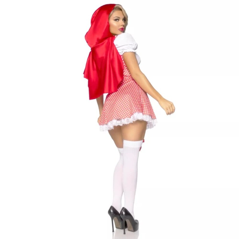 Рольовий костюм Червоної Шапочки Fairytale Miss Red від Leg Avenue, L - Зображення 4