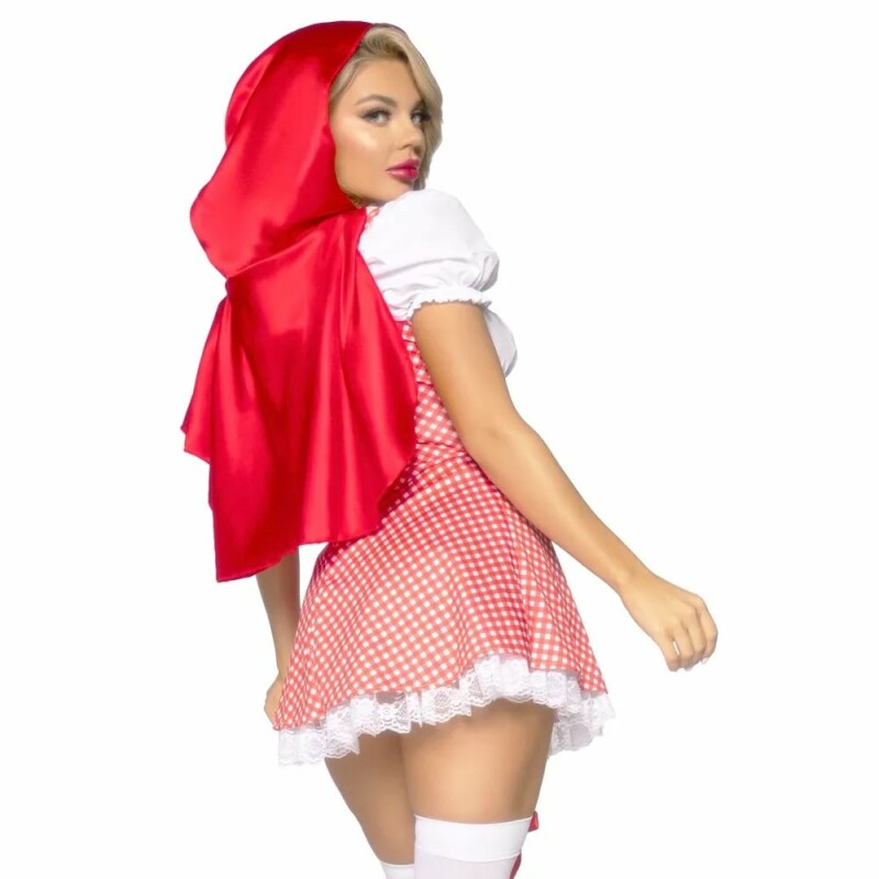 Рольовий костюм Червоної Шапочки Fairytale Miss Red від Leg Avenue, L - Зображення 1