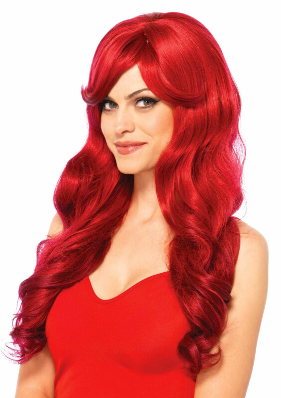Перука довга червона Leg Avenue Long Wavy Wig, 68.5 см - Зображення 2