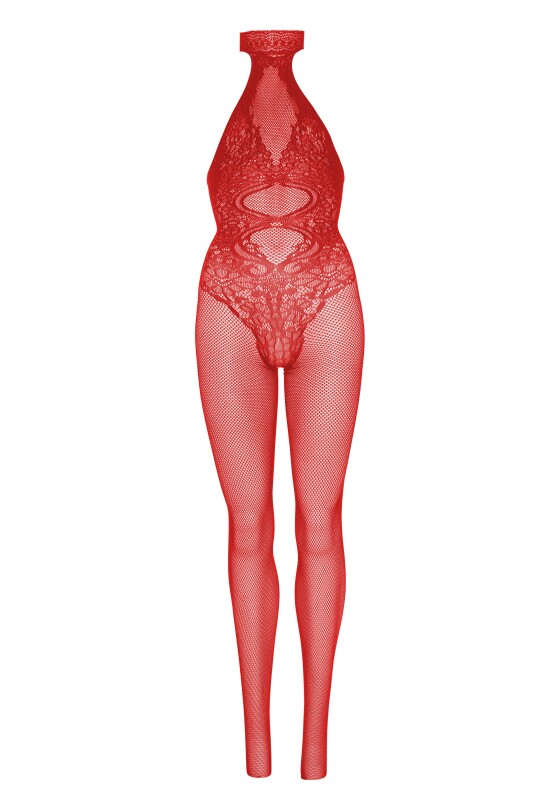Комбінезон еротичний Leg Avenue Seamless Halter Body, червоний, розмір One Size - Зображення 6