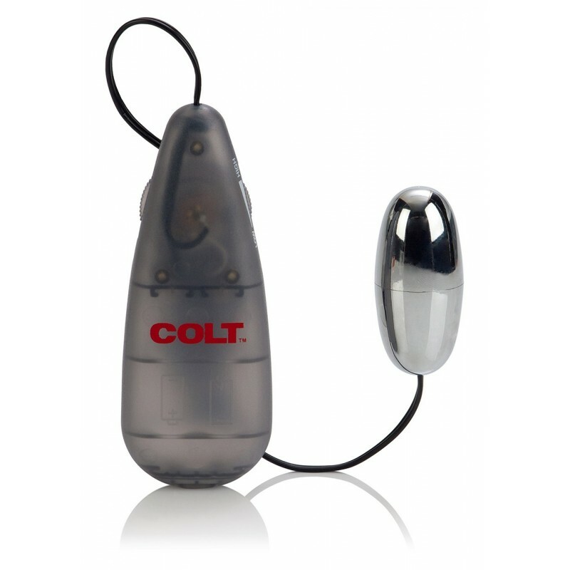 Вібропуля з пультом COLT Multi-Speed Power Bullet, срібляста - Изображение 1