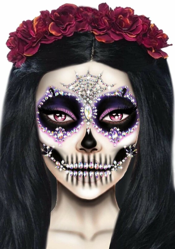 Маска зі страз Calavera Skeleton від Leg Avenue