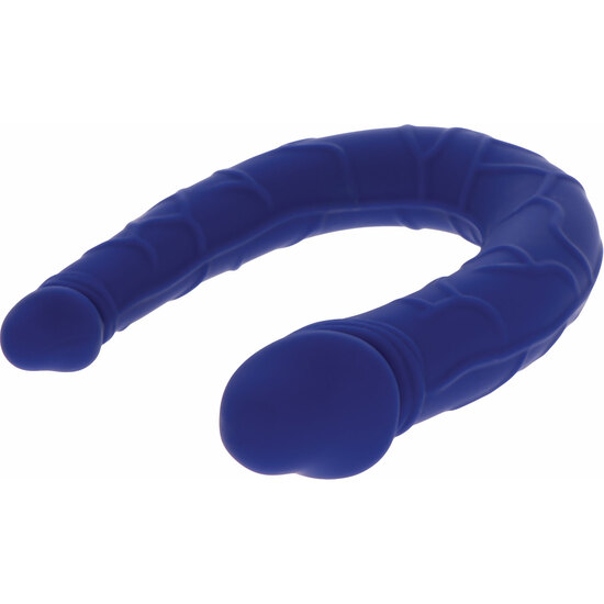 Фалоімітатор подвійний TOY JOY Realistic Mini Double Dong, синій, 30 см - Изображение 4