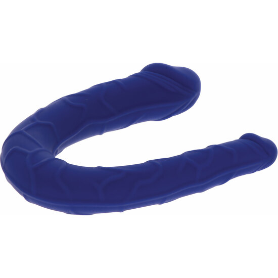Фалоімітатор подвійний TOY JOY Realistic Mini Double Dong, синій, 30 см - Изображение 5
