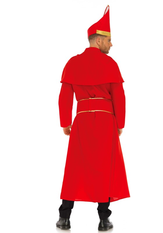 Костюм кардинала Leg Avenue Cardinal, червоний, розмір XL, 3 предмети - Зображення 1