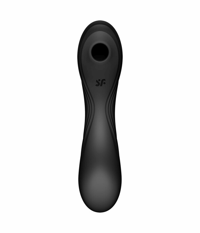 Вібратор Satisfyer Curvy Trinity 4 з вакуумною стимуляцією, чорний, 17 х 4.2 см - Зображення 2