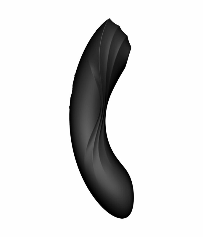 Вібратор Satisfyer Curvy Trinity 4 з вакуумною стимуляцією, чорний, 17 х 4.2 см - Зображення 7