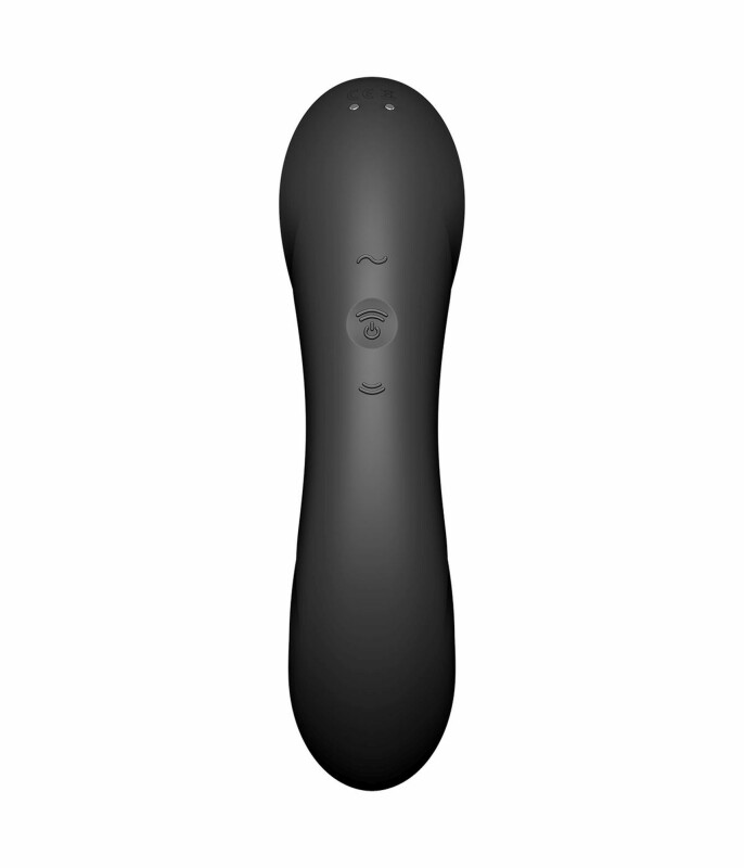 Вібратор Satisfyer Curvy Trinity 4 з вакуумною стимуляцією, чорний, 17 х 4.2 см - Зображення 5